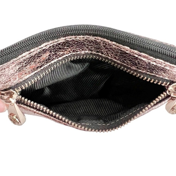 Kenneth Cole Reaction Rose Gold Metallic Wristlet - Picture 4 of 9